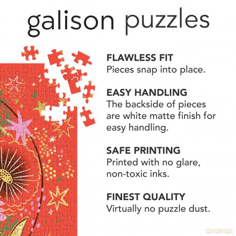 Flower Gazing 500 Piece Foil Puzzle [KSIĄŻKA]