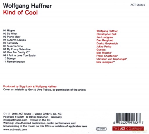 Wolfgang Haffner: Kind of Cool [CD]