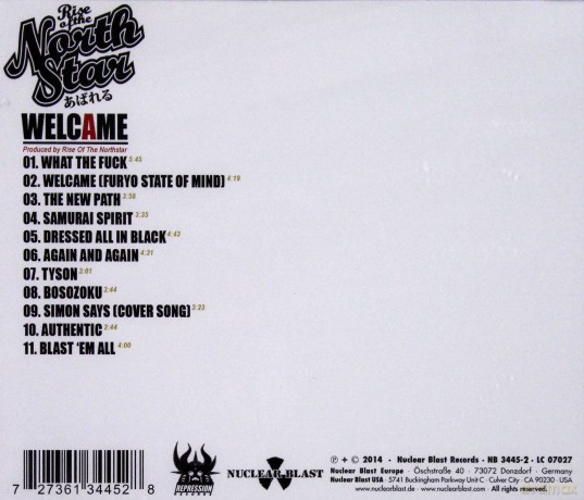 Rise Of The Northstar: Welcame [CD]