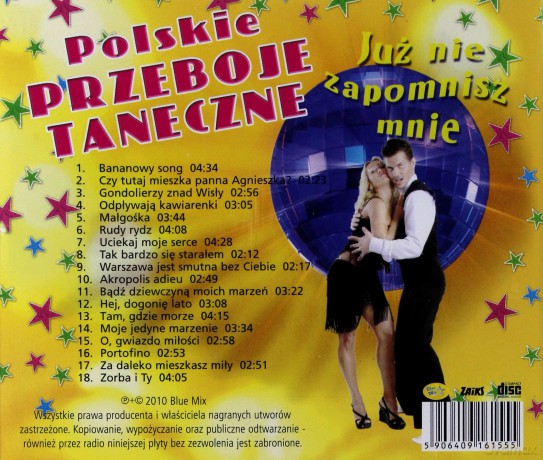 Polskie przeboje taneczne - Już nie zapomnisz mnie [CD]