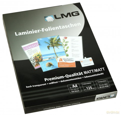 Folienta.A4 125mic Matt 100 St