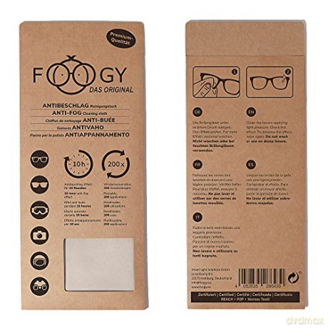 Foogy Brillen Antibeschlag- und Reinigun