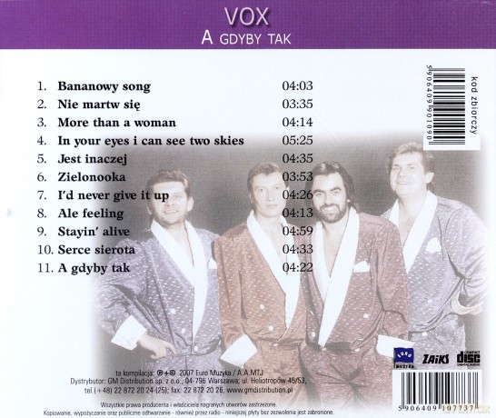 Vox: Platynowe przeboje - A gdyby tak [CD]