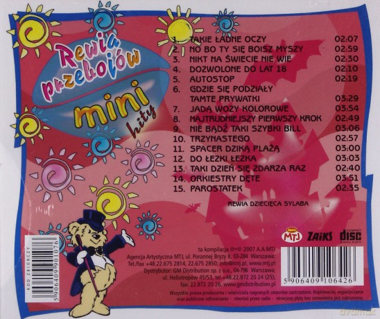 Rewia Dziecięca Sylaba: Mini hity - Rewia przebojów [CD]