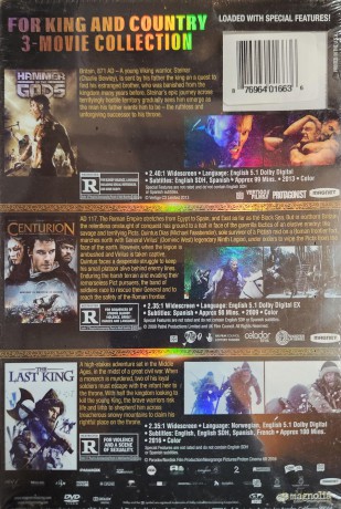 For King And Country 3-Pack [3DVD]