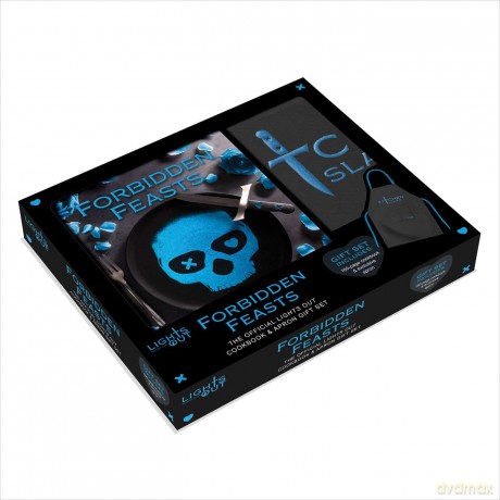Forbidden Feasts The Official Lights Out Cookbook and Apron Gift Set [KSIĄŻKA]