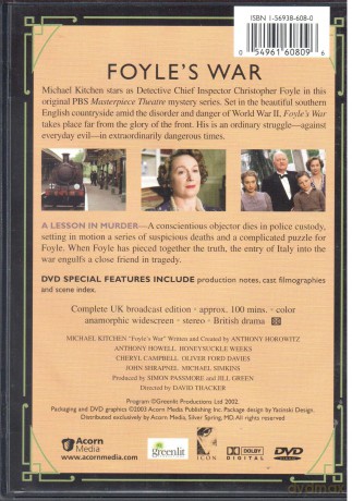 Foyle's War: Lesson In Murder [DVD]