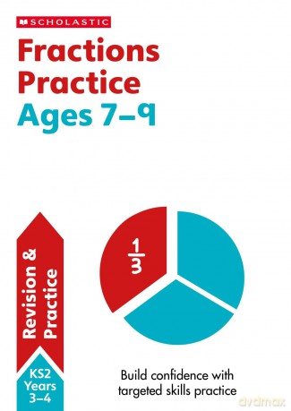 Fractions Practice Ages 79 [KSIĄŻKA]