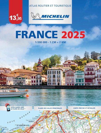 France 2025 Atlas Paperback [KSIĄŻKA]