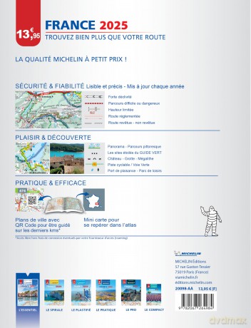 France 2025 Atlas Paperback [KSIĄŻKA]