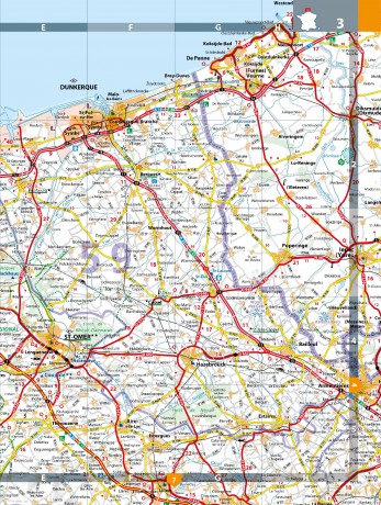 France 2026 Tourist Motoring Atlas Laminated Spiral [KSIĄŻKA]