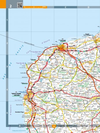 France 2026 Tourist Motoring Atlas Laminated Spiral [KSIĄŻKA]