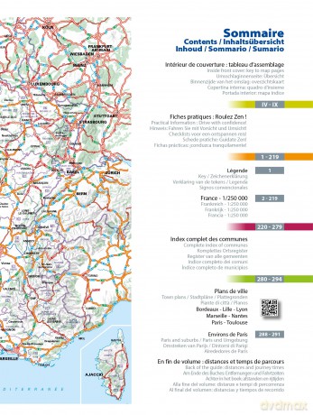 France 2026 Tourist Motoring Atlas Laminated Spiral [KSIĄŻKA]