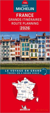 France Route Planning 2026 Michelin National Map 726 [KSIĄŻKA]
