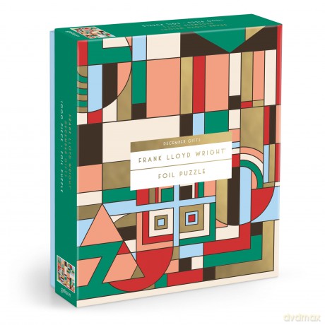 Frank Lloyd Wright December Gifts 1000 Piece Foil Puzzle [KSIĄŻKA]