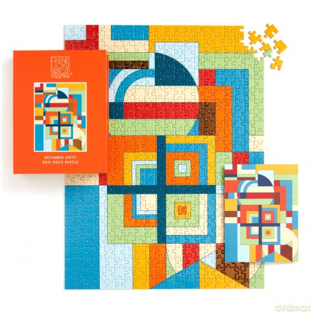 Frank Lloyd Wright December Gifts 500 Piece Book Puzzle [KSIĄŻKA]
