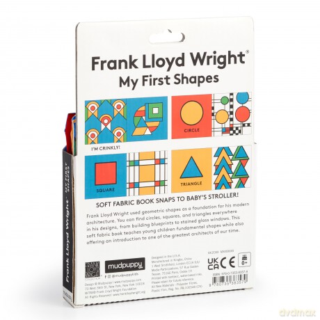 Frank Lloyd Wright My First Shapes Crinkle Fabric Stroller Book [KSIĄŻKA]