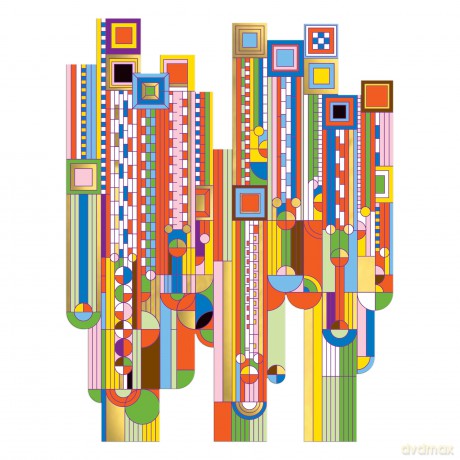Frank Lloyd Wright Saguaro Cactus Forms 750 Piece Shaped Foil Puzzle [KSIĄŻKA]