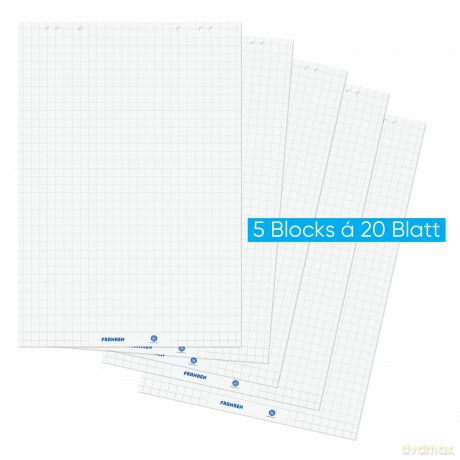 Franken: FRANKEN Flipchart-Papier kariert 68,0 x