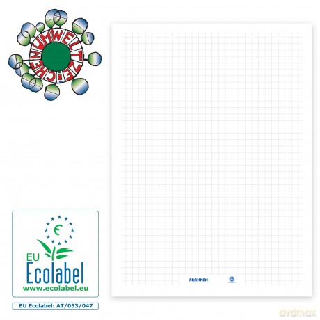 Franken: FRANKEN Flipchart-Papier kariert 68,0 x