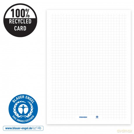Franken: FRANKEN Flipchart-Papier kariert 68,0 x
