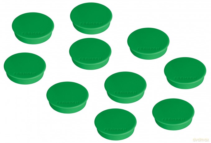 Franken: FRANKEN Magnet grźn, Kunststoff 3,8 cm