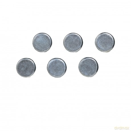 Franken: FRANKEN Magnete silber, Metall 10,0 mm
