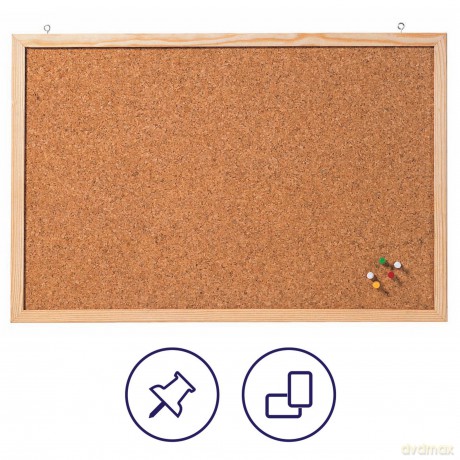 Franken: FRANKEN Pinnwand 120,0 x 80,0 cm Kork br