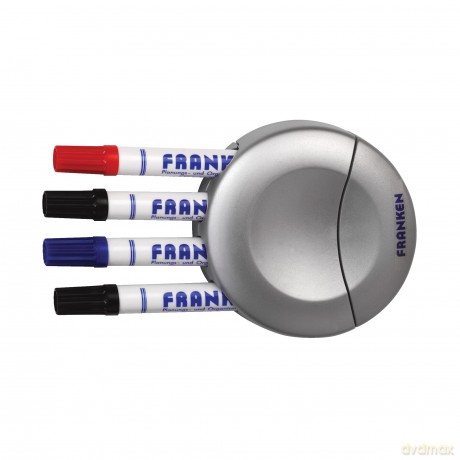 Franken: FRANKEN Stiftehalter silber Kunststoff 4