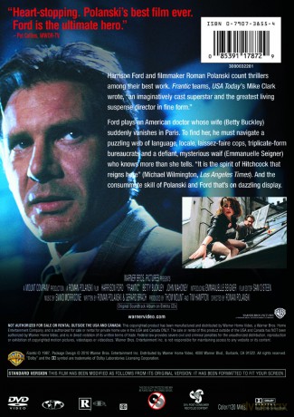 Frantic [DVD]