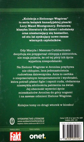 Ania z Zielonego Wzgórza - Lucy Maud Montgomery [KSIĄŻKA]