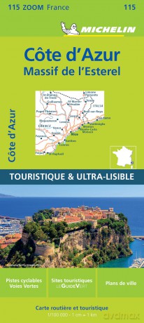 French Riviera Esterel Zoom Map 115 [KSIĄŻKA]