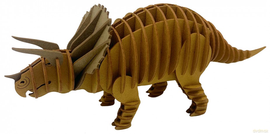 Fridolin Paper Model Triceratops