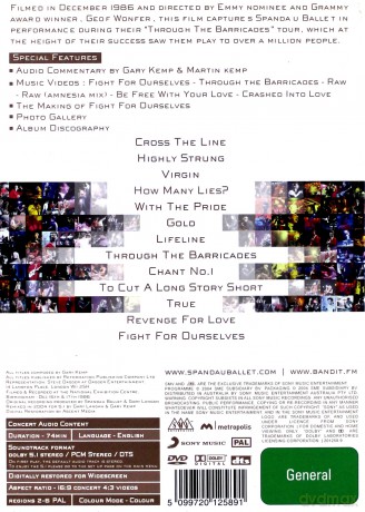 Spandau Ballet: Spandau Ballet - Live At The NEC [DVD]