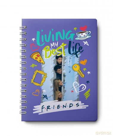 Friends 12Month Undated Planner [KSIĄŻKA]