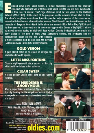 Front Page Detective: Volume 3 [DVD]
