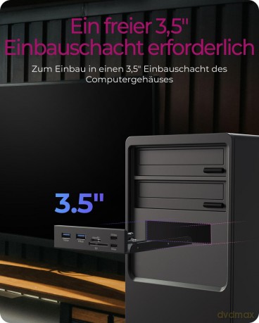 Frontplatte IcyBox fźr 3,5" Einschub