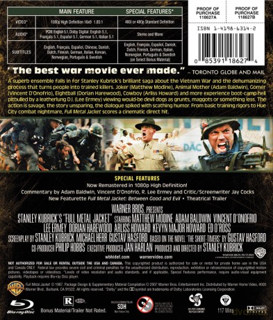Full Metal Jacket [Blu-Ray]