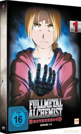 Fullmetal Alchemist: Brotherhood - Volume 1 - Folge 01-08 [2DVD]