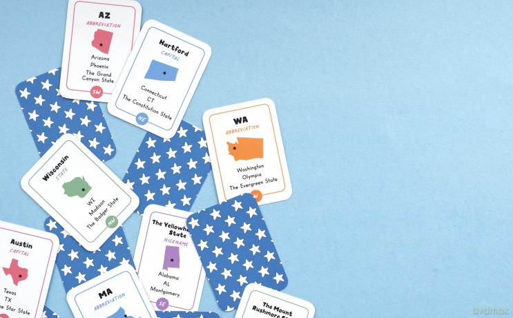 Zeitgeist: Fun With 50 States Card Game
