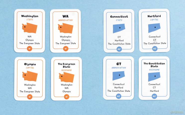 Zeitgeist: Fun With 50 States Card Game
