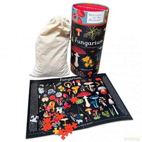 Fungarium 1000 Piece Jigsaw Puzzl [KSIĄŻKA]