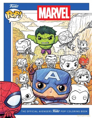 Funko POP Coloring Book Marvel Avengers [KSIĄŻKA]