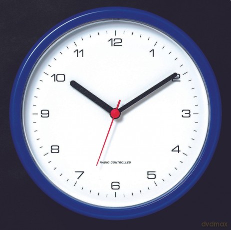 Funkuhr design blau