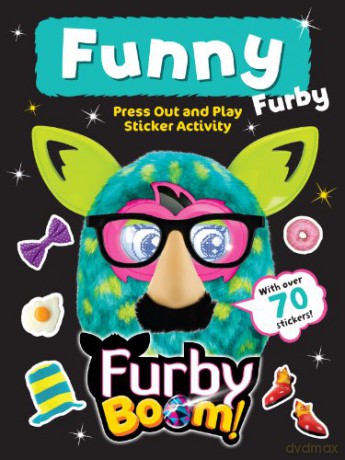 Furby Press Out And Play Sticker Activity Funny [KSIĄŻKA]