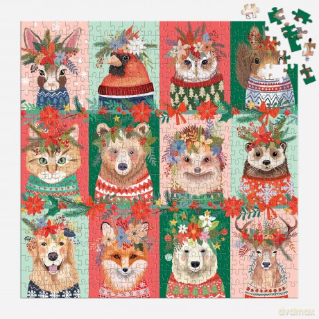 Furry And Bright 500 Piece Puzzle [KSIĄŻKA]