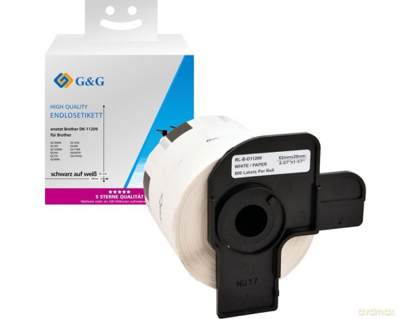 G&G: G&G Etikettenrollen fźr Etikettendrucker