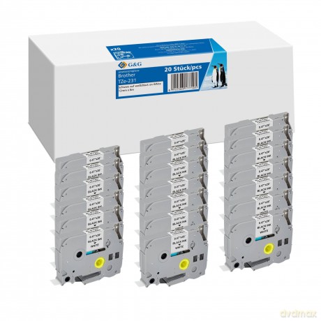 G&G: G&G Schriftband 21568 ersetzt HP TZe-231