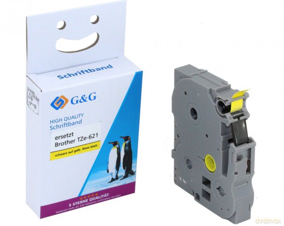 G&G: G&G Schriftband Brother P-Touch Tze-621