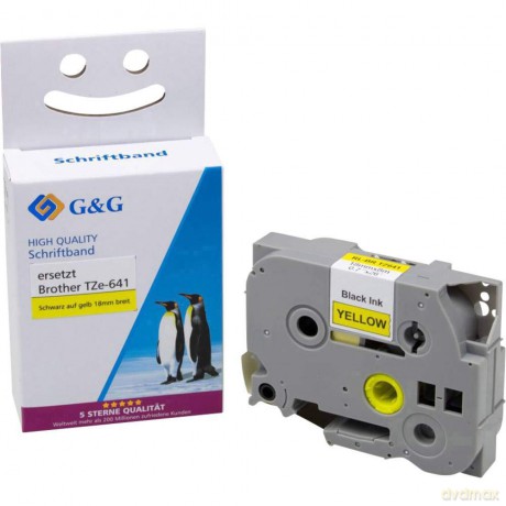G&G: G&G Schriftband Brother TZe-641 15560, 1